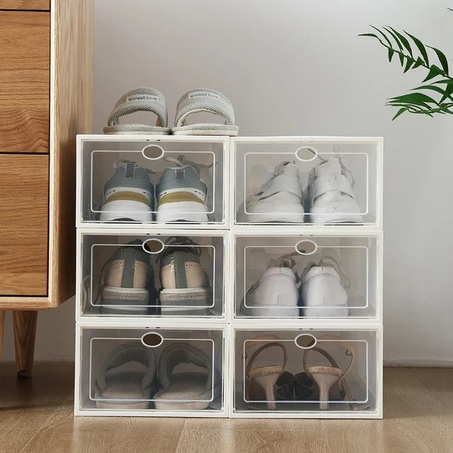 Stackable Shoe Box (6Pcs)