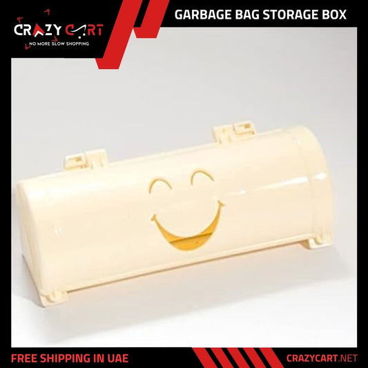 Garbage Bag Storage Box (Wall-Mounted Smiley Face Pattern)