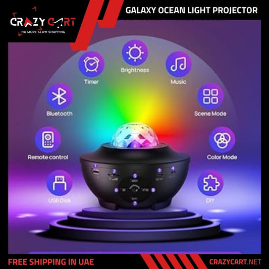 Galaxy Ocean Light Projector