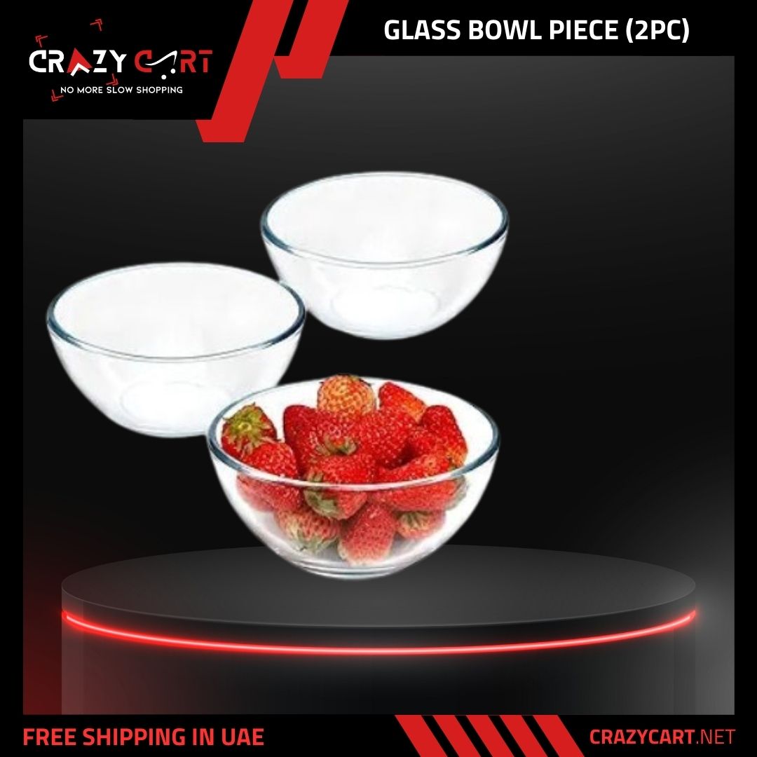 Glass Bowl Piece (2Pc)