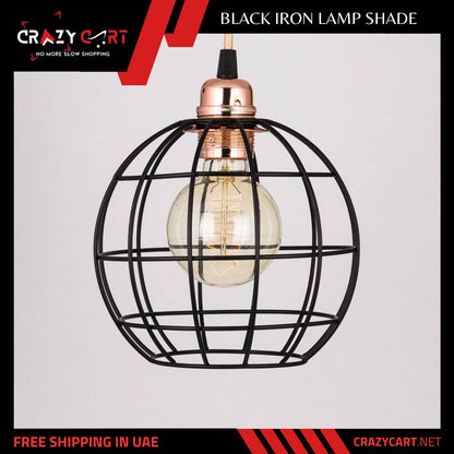 Black Iron Edison Lamp Shade