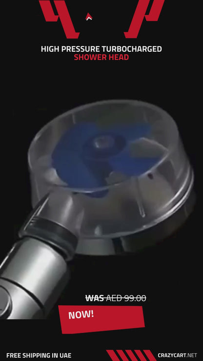 High Pressure Turbocharged Shower Head