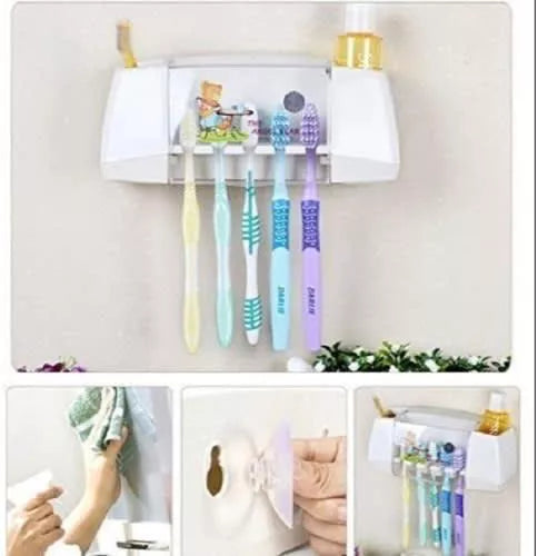 Wall Mounted Tooth Brush Rack Holder
