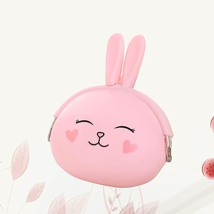 Cartoon Rabbit Design Coin Case