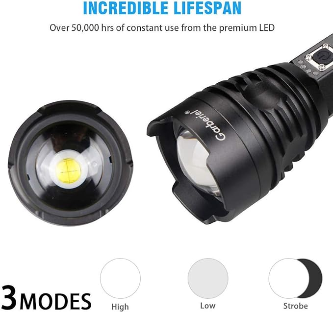 LED Rechargeable Laser Flashlight