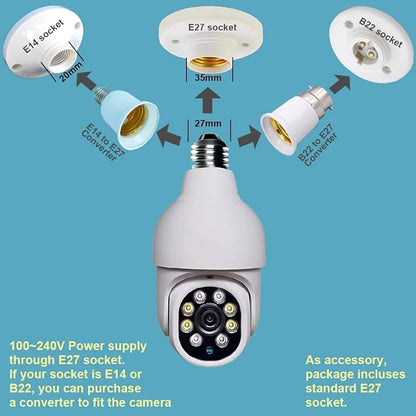Security Camera with LED Lights