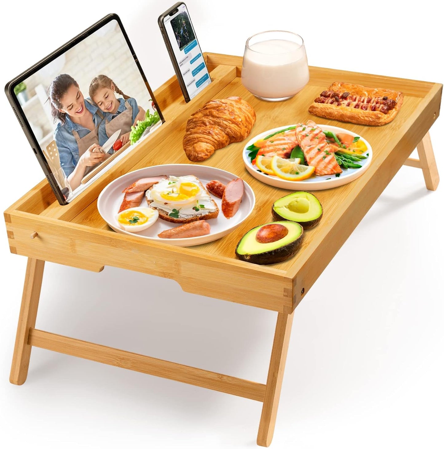 Bamboo Bed Tray Table