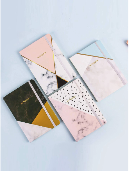 Marble Pattern Cover Random Notebook
