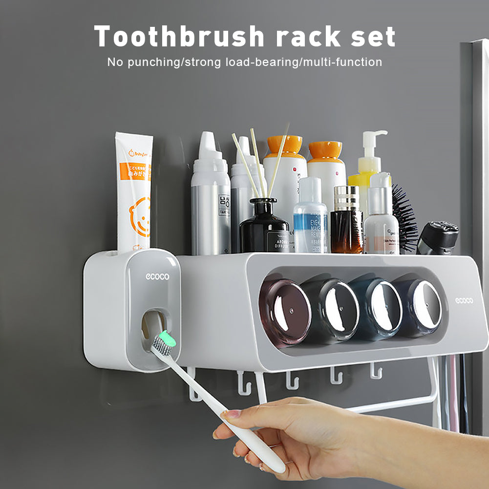 Multi-Functional Toothbrush Holder